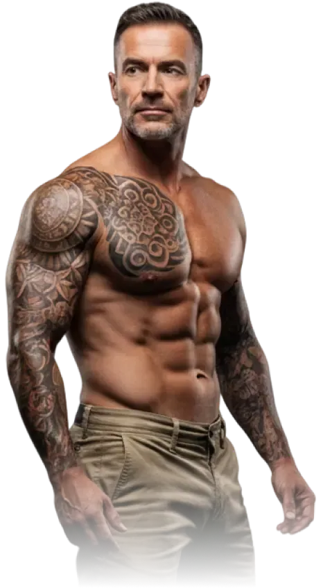 Hombre calistenia